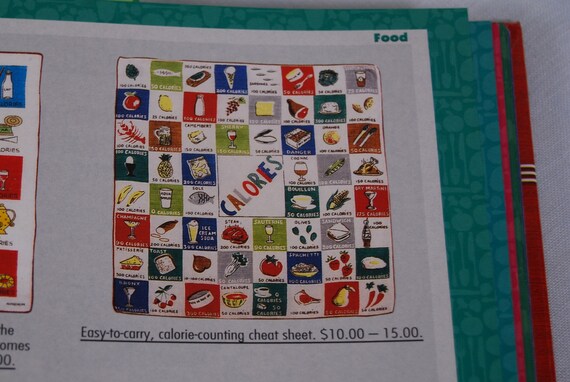 Vintage 1950s Counting Calories Handkerchief, NWT - image 6