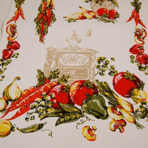 Vintage Parisian Prints Linen Kitchen Towel