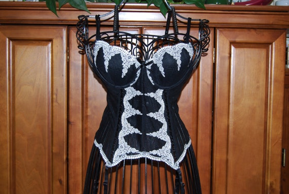 small black corset - Gem