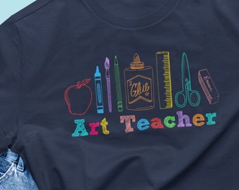 Art Teacher Shirt, Gift for Art Teacher, Artist, Painter, Art Lover Tee Plus Size Art Teacher Tshirt, Teacher Art Gift, Art Teacher Clothing