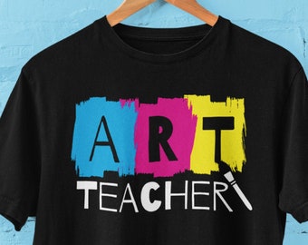 Art Teacher Tshirt, Art Teacher Shirt, Elementary Art Teacher Shirts, Art Teacher Appreciation Gift, Unisex Art Teacher T-shirt, CMYK Shirt