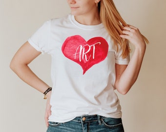 Artist Shirt, Artist Gift, Art T-shirt, Art Teacher Shirt, Art Teacher Gift, Artist Gifts, Painter Shirt, Art Lover, Plus Size