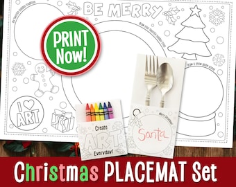 Può includere: Un set di tovagliette americane di Natale stampabili con una varietà di temi natalizi, tra cui un uomo di pan di zenzero, un albero di Natale, una palla di neve e un ornamento di Babbo Natale. Le tovagliette americane sono progettate per essere colorate e includono un pulsante "Stampa ora!".
