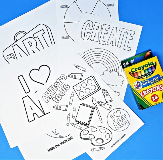 Toddler Fun Creativity ART Box, Preschool Art Kit, Toddler Art