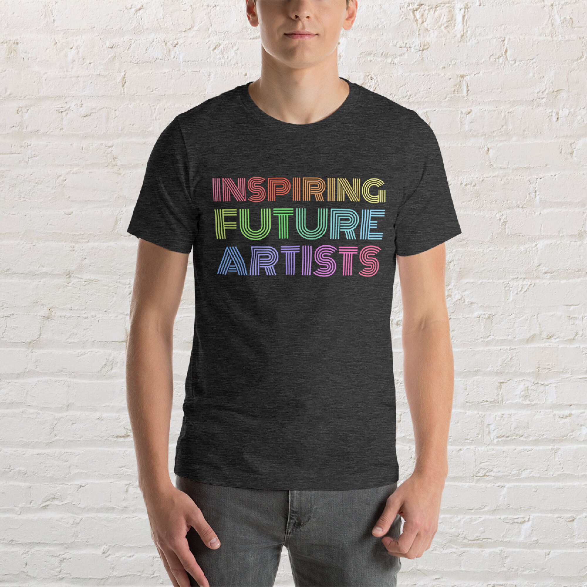 Art Teacher Shirt Inspiring Future Artists, Art Teacher Tshirt Plus ...
