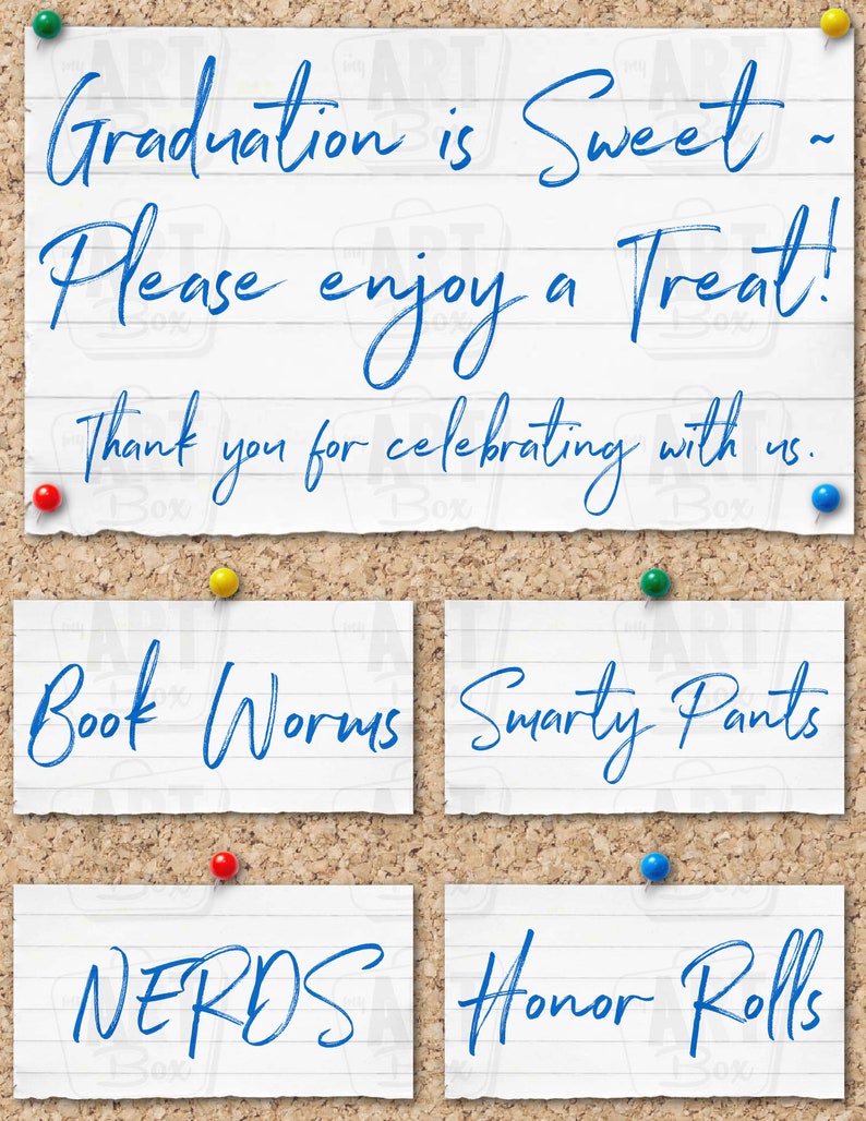 Graduation Candy Bar PRINTABLE Signs Graduation Candy Bar - Etsy
