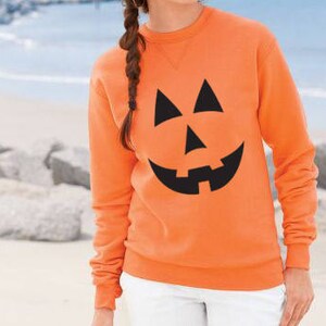Jack O Lantern Sweater . Halloween Sweater . Pumpkin Face Sweater . JackOLantern Shirt . Halloween Shirt  Jack O Lantern Shirt Pumpkin Shirt