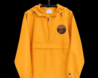 yellow champion rain jacket