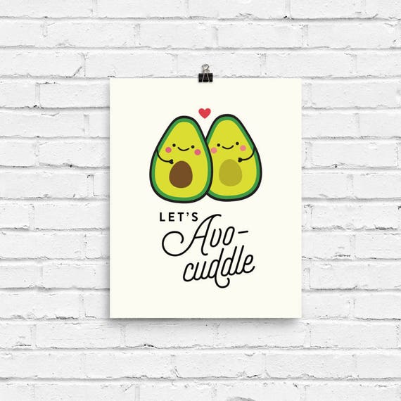 Let's Avocuddle Shirt, Cute Kawaii Avocado Tee, Vegan Shirt Let's Avocuddle Shirt, Cute Kawaii Avocado Tee, Vegan Shirt