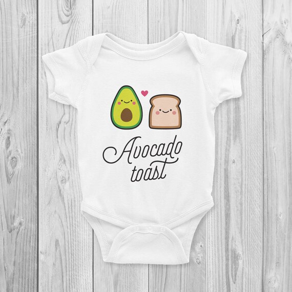 avocado toast onesie