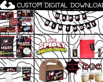 Spidey and his amazing friends Deluxe Party Bundle-Spin Theme