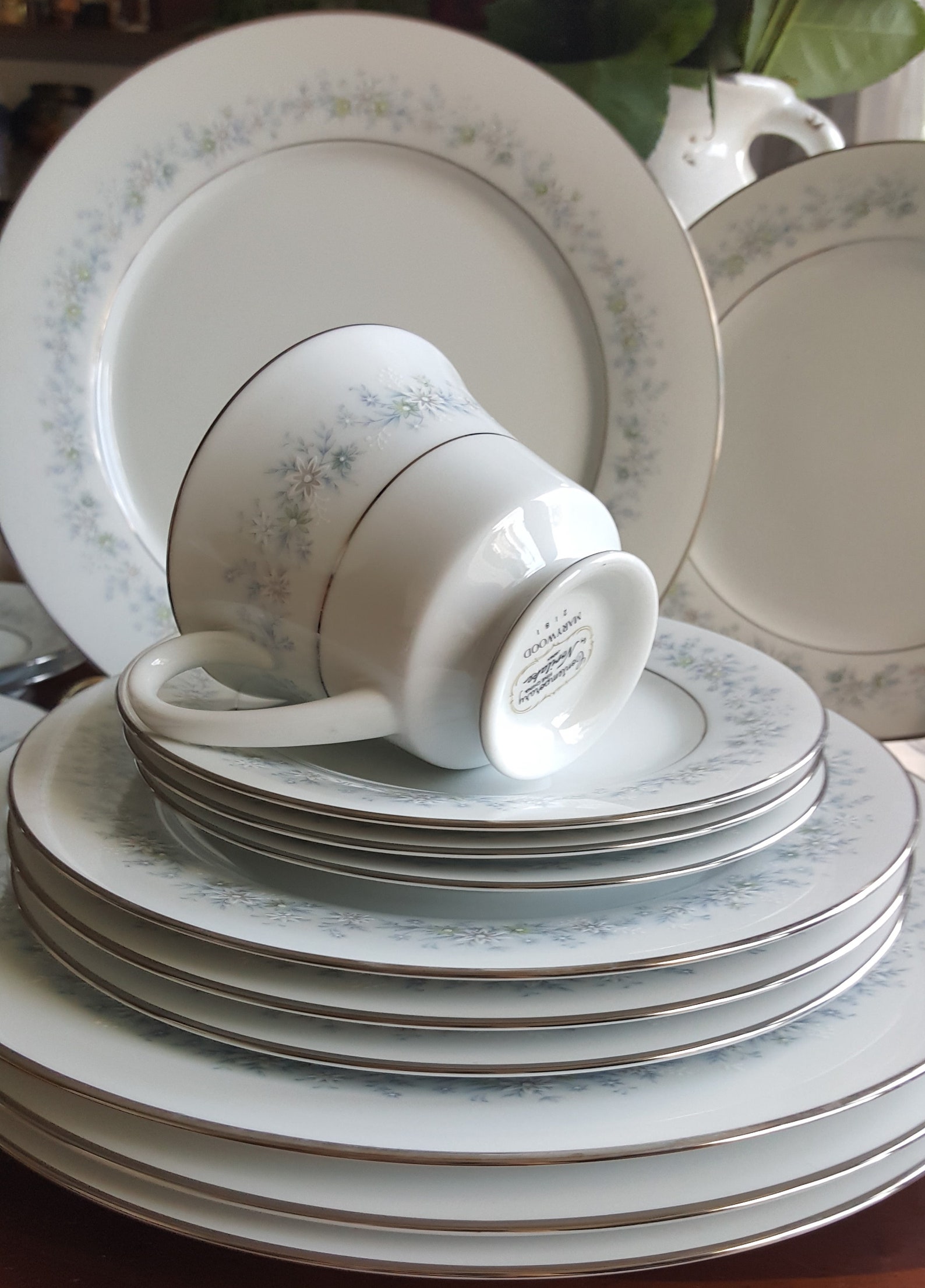 Complete Noritake Marywood China Set Service For 8 40 Etsy