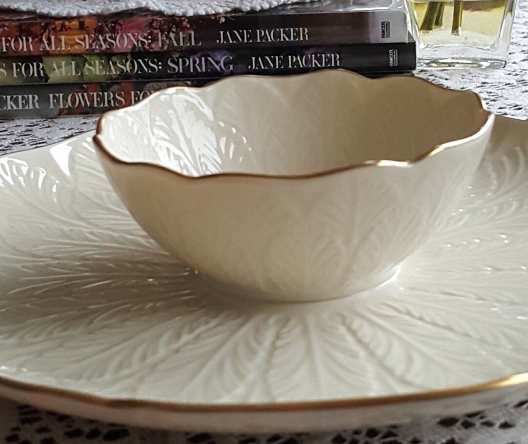 LENOX Greenfield Collection 1 Piece Chip and Dip Small Platter Fine