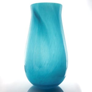 ☆美品☆NASON & MORETTI MURANO フラワーベース イタリア製 Tall Nason Moretti Murano Aquamarine Glass Vase Vintage Italian