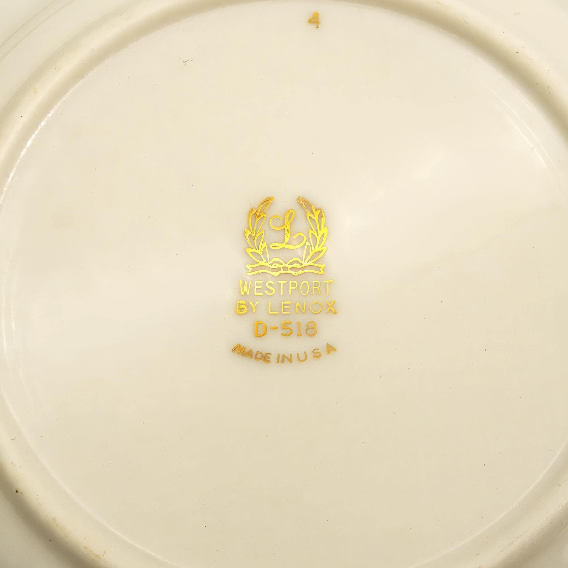 Lenox Westport Vintage China Set for 8 Guests 24kt Gold Gilded
