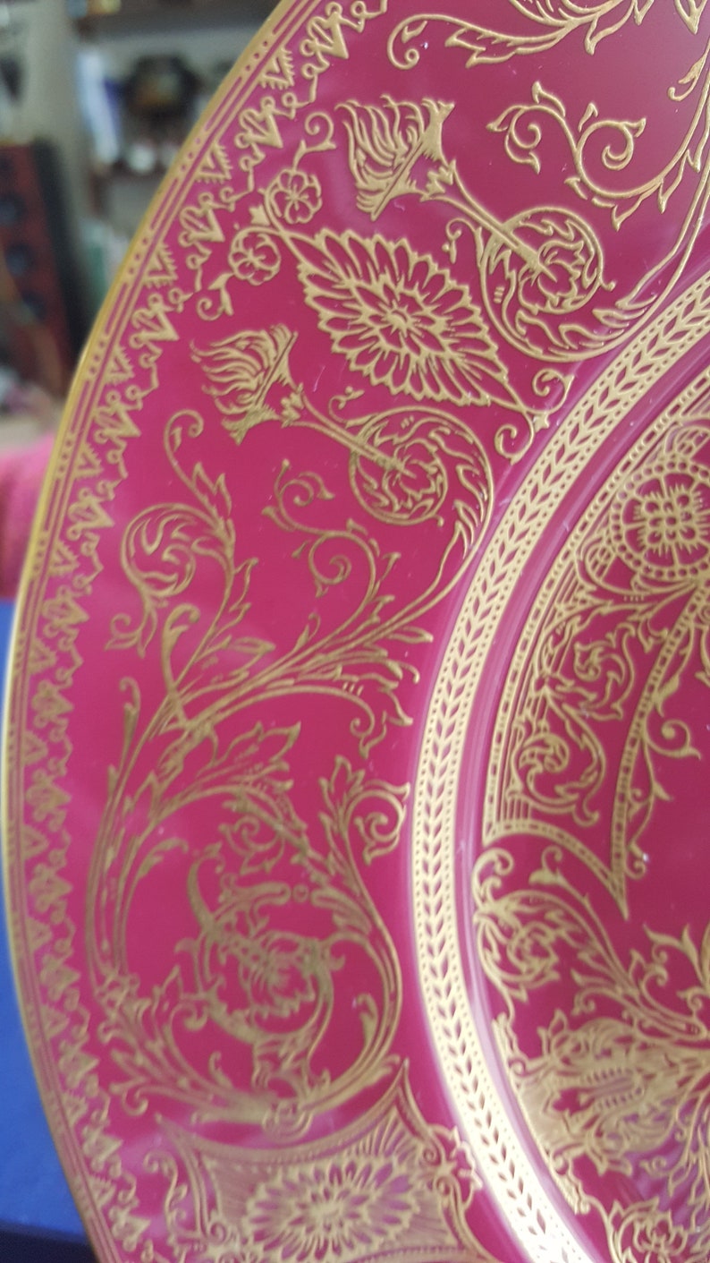 Exquisite Royal Worcester Plate Bone China Hand Etsy