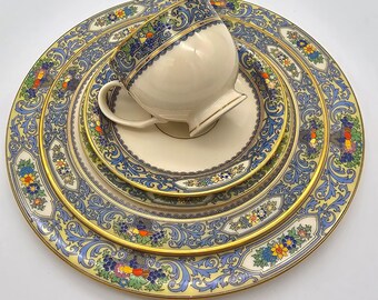 Lenox Autumn Fine China Set for 8 With 22kt Gold Trim | 40 Piece