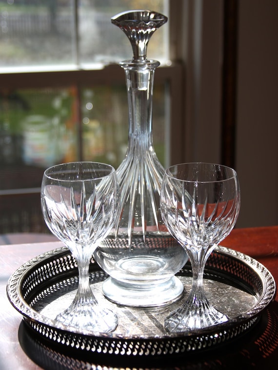 Baccarat Massena Wine Glass - One (1) - Vintage French Glassware