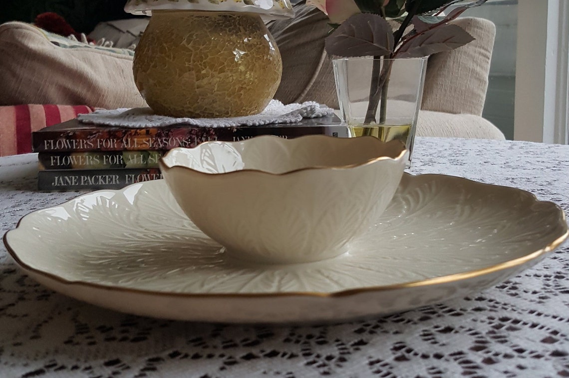 LENOX Greenfield Collection 1 Piece Chip and Dip Small Platter Etsy