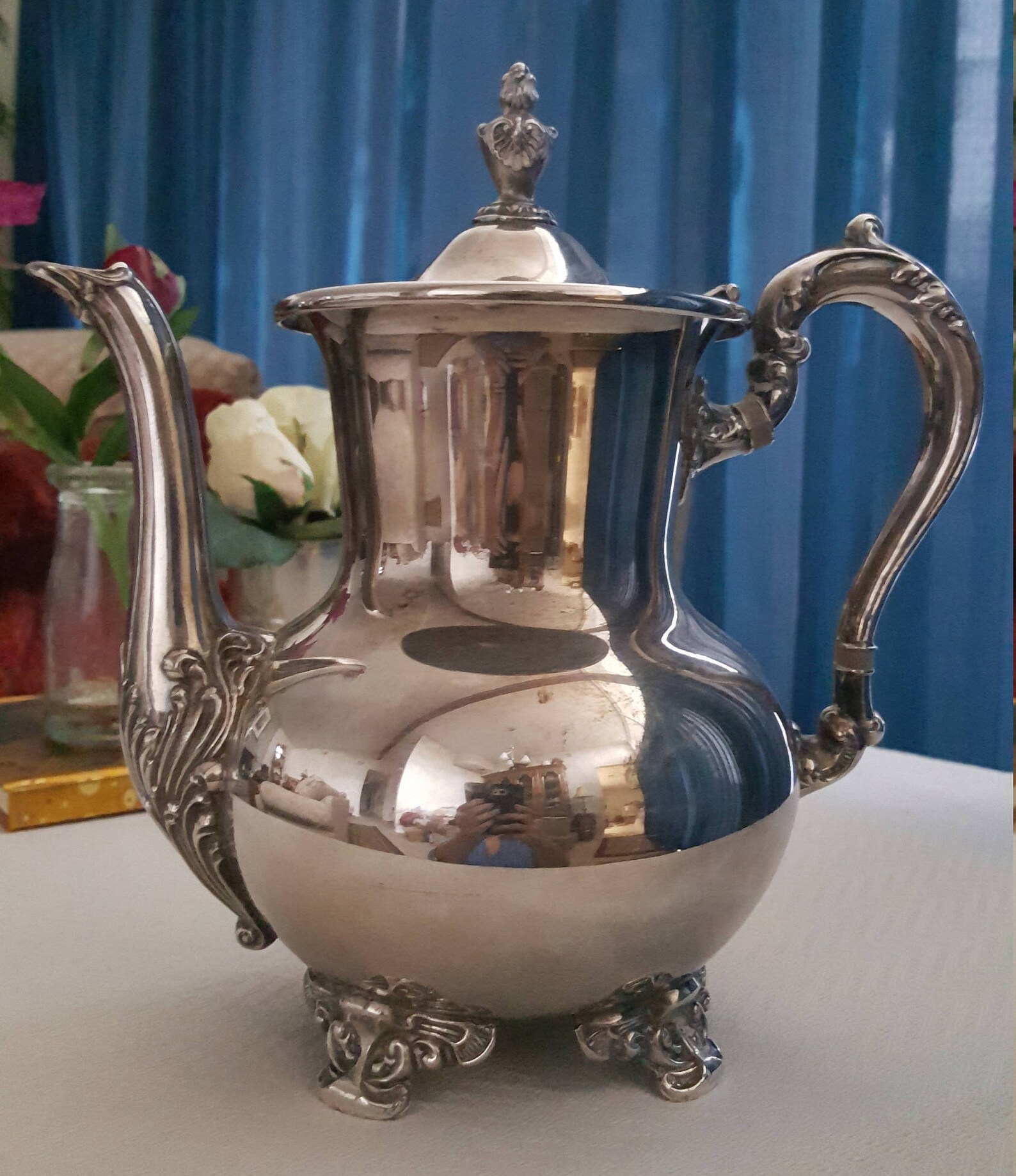 Towle 5 Piece Coffee And Tea Set Silver Plate Complete Serving Etsy Il 1588xN.1375584666 P8pz