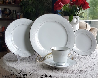 Noritake Cumberland China Set for 4, 20 Piece China Set
