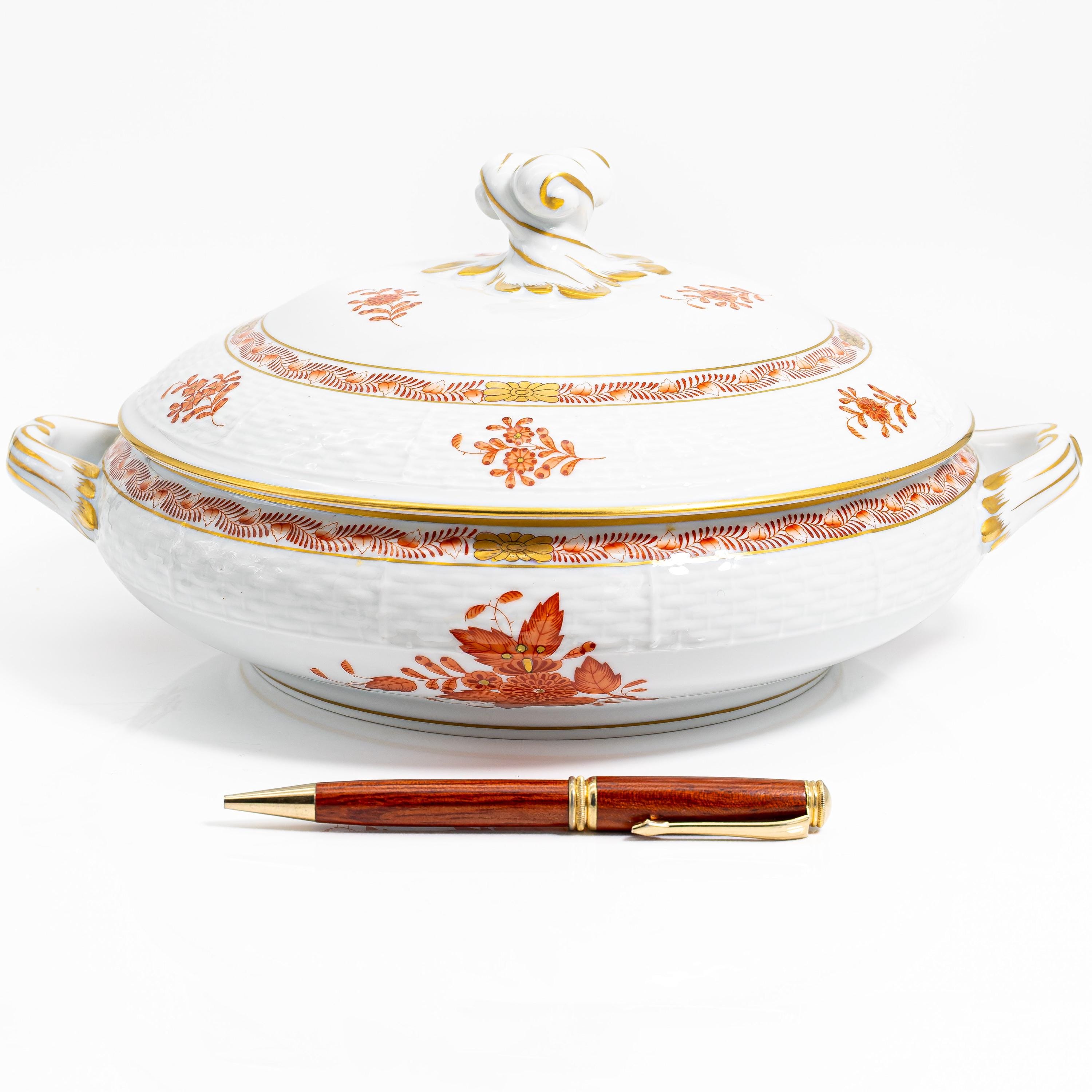 Herend Chinese Bouquet (rust) Covered Tureen (shape 84) - Pristine