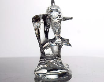 Swarovski Crystal Dolphin Figurine | Tiny Crystal Animal Figurine