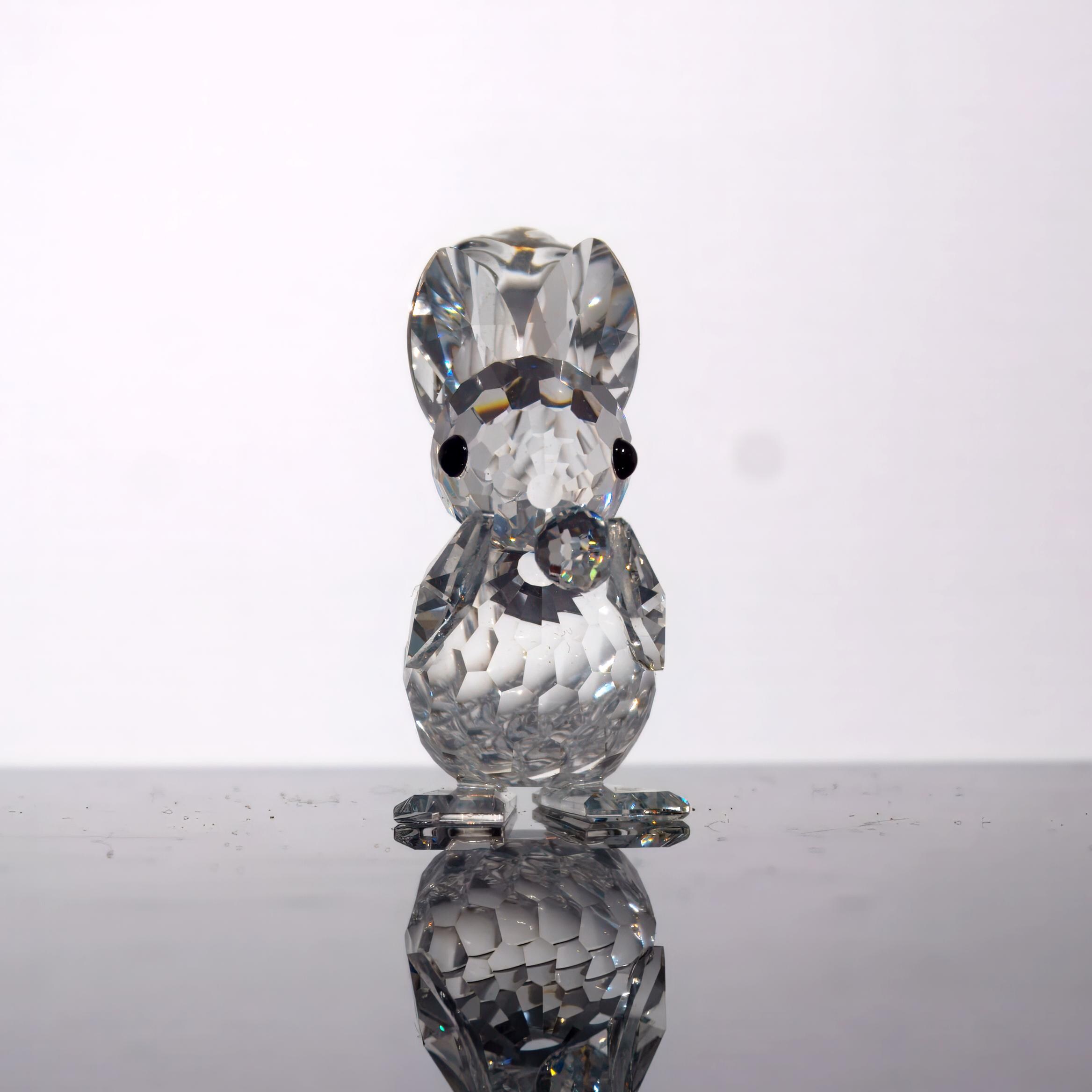 Swarovski Crystal Squirrel Figurine | Tiny Crystal Animal Figurine