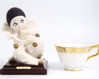 Giuseppe Armani Authentic Vintage Porcelain Figurine Small Pierrot