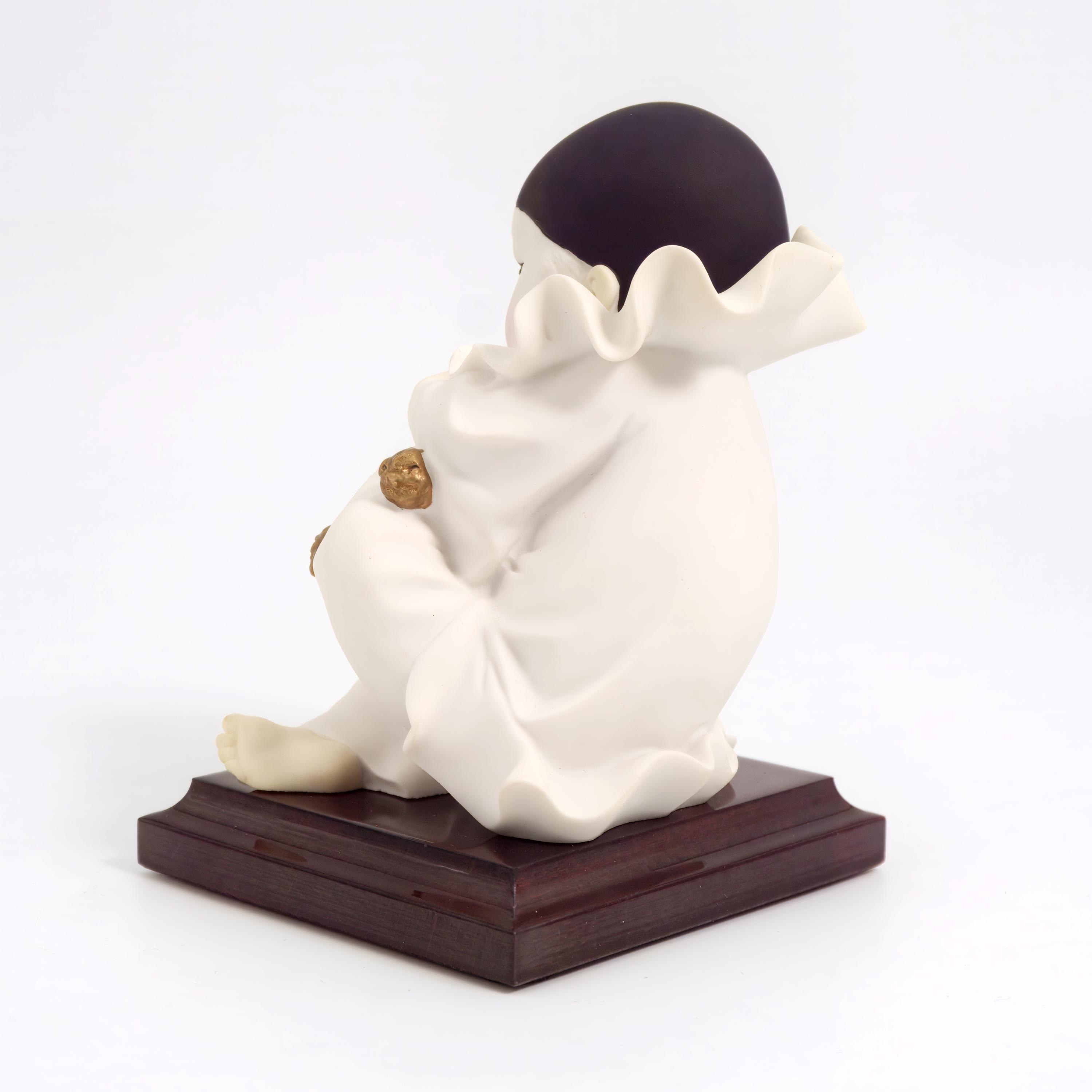 Giuseppe Armani Authentic Vintage Porcelain Figurine Small Pierrot