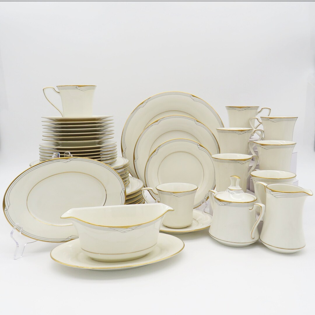 2367) Noritake Ivory China 大ボウル&プレート(2)