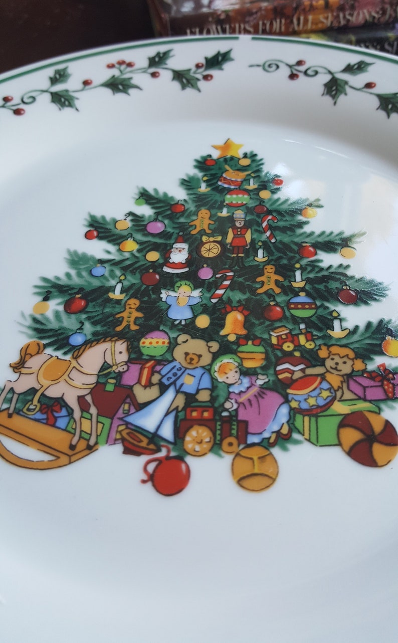 Christmas Tree Gibson Dinnerware Set Christmas Tree Etsy