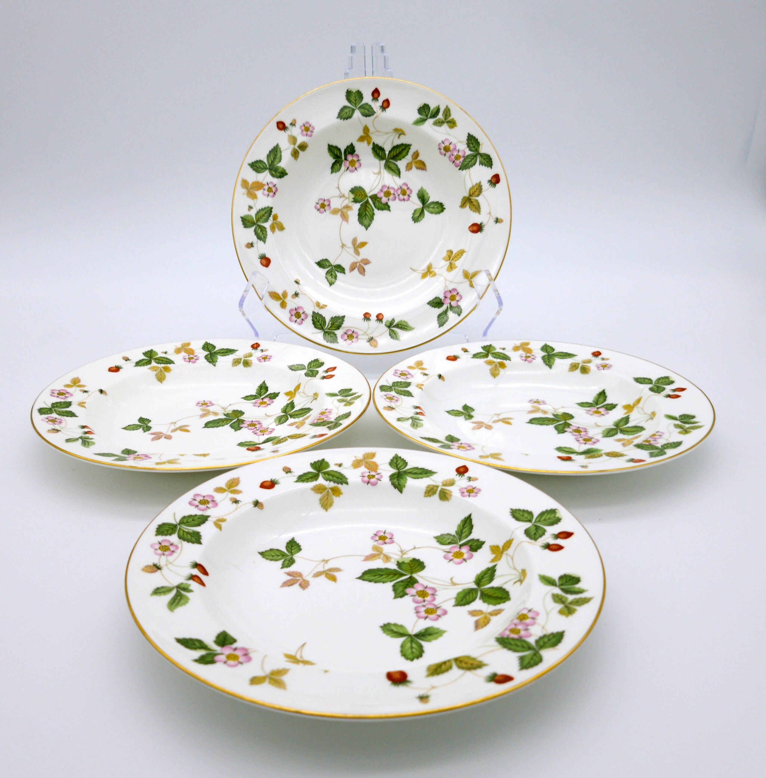  WILD STRAWBERRY 皿　20cm 5枚 wedgwood wild strawberry bone china | eBay
