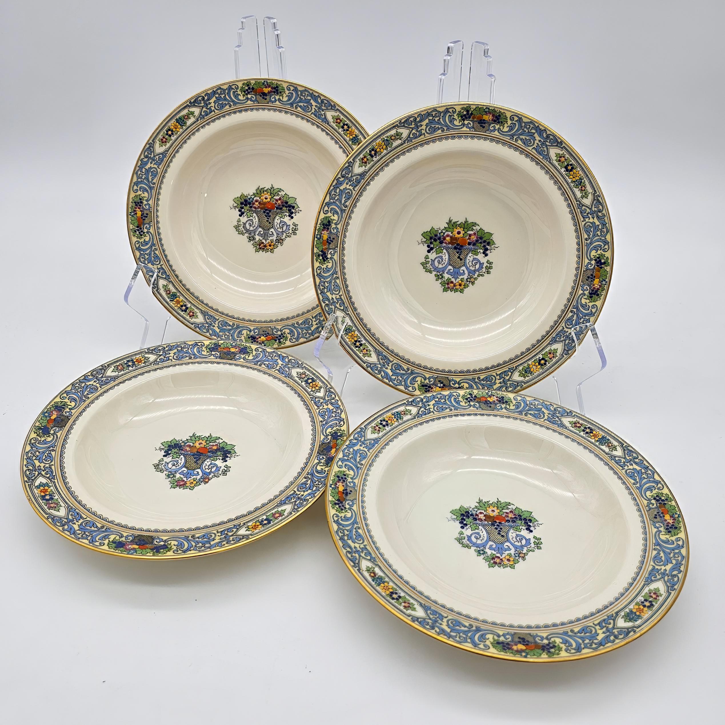 Lenox Autumn Soup Bowls Set of 8 Fine Bone China Set 8