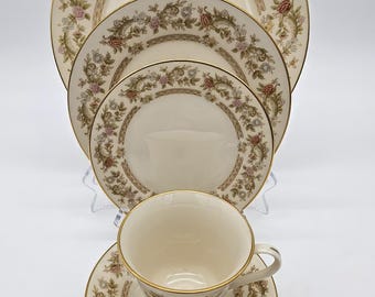 レノックス ヘルムズリー | 2人用食器 | 高級陶磁器セット | 花柄と