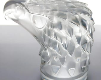 Lalique Crystal Eagle Hood Ornament 