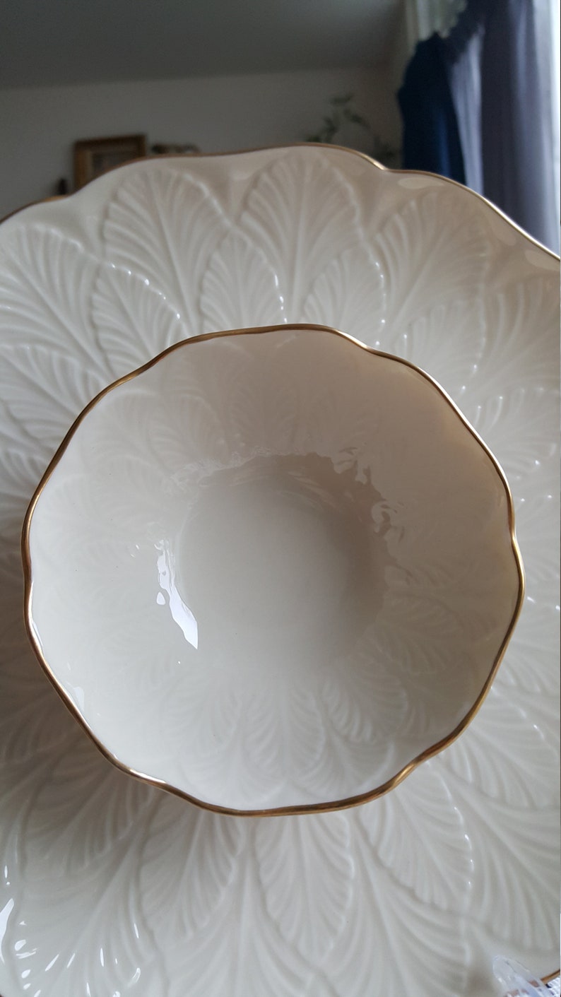 LENOX Greenfield Collection 1 Piece Chip and Dip Small Platter Etsy