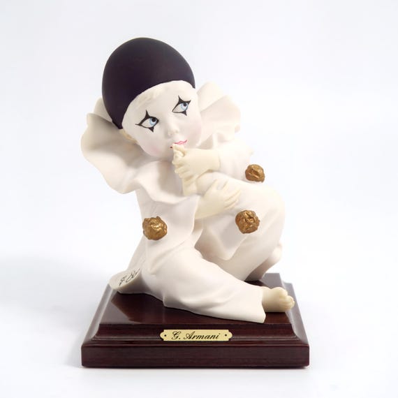 Statue Petit Pierrot Varanda Par Attakus – Résine – Little Alberto – Édition Bombyx – Neuf