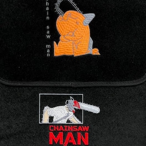 Embroidered car mat