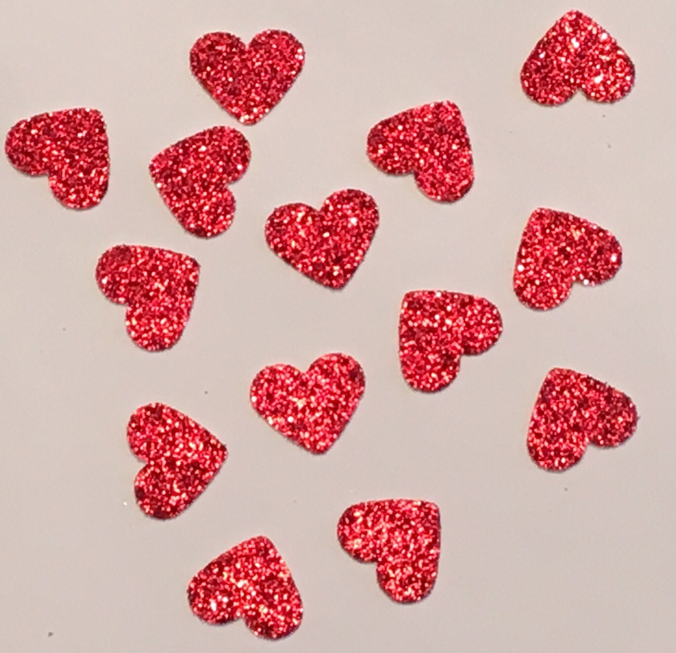 200 Red Heart Confetti Valentine Confetti Heart Confetti Etsy