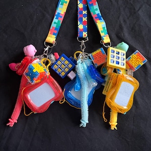 Sensory Fidget Lanyard – Autism, ADHD, Anxiety Relief