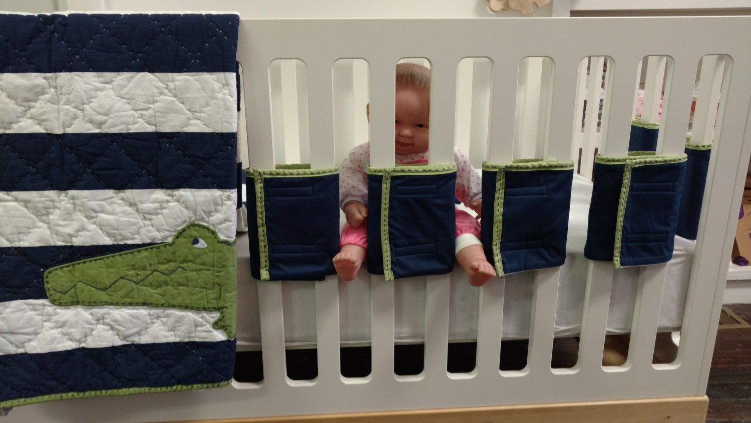 Crib Safe Bumper Pads AKA BUMPSTERS 12 per set Etsy