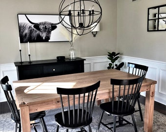 Rustic Dining Table, Farmhouse Table, Reclaimed wood, Barn wood