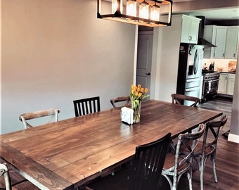 Rustic Farmhouse table, Dining Table, Dine Table