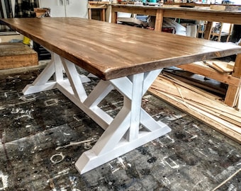 Rustic Farmhouse Dining Table, Dining Room Set, Dining room set, Counter Height Table, Wood Table