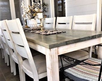 Extra Large Farmhouse Table, Long Farm Table, Custom Wood Table, Rustic Farmhouse Table, Kitchen Table, Dining Table, Modern Farmhouse Table