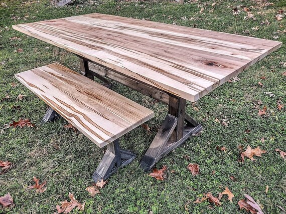 Maple farmhouse 2024 dining table
