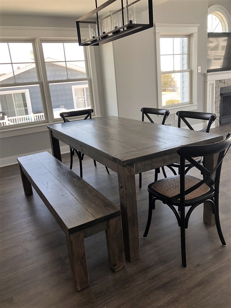 Rustic Farmhouse Dining Table Dining Room Table Farmhouse Etsy