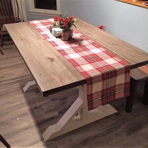 Rustic Farmhouse Dining Table, Dining Room Table, Farmhouse, Dine Table