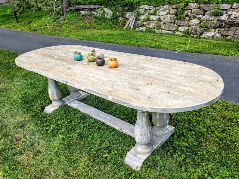 Dining Table Farmhouse Table Long Farm Table Custom Wood Etsy